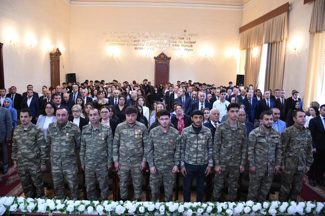 ADAU-da Anım Gününə həsr olunan tədbir keçirilib - FOTOLAR